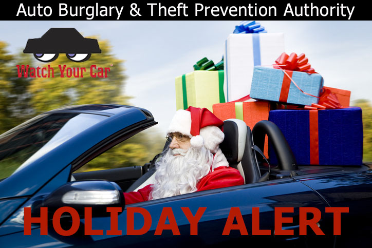 Auto Burglary & Theft Prevention - Watch your Car - Holiday Alert